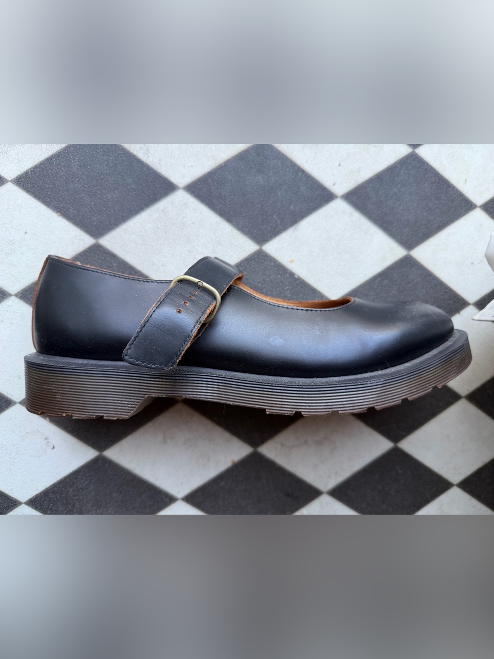 DR. MARTENS Retro early 90’s Mary Janes, BLACK LEATHER